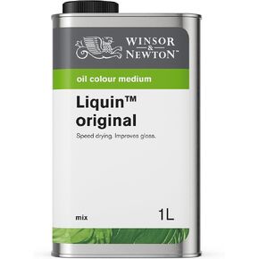 Winsor & Newton - Quick Drying Liquin Bottle 1 Litre for use with oil paint and alkyd resin in Saudi Arabia