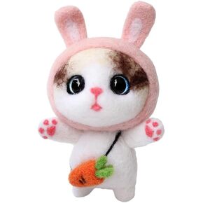 طقم التورط الإبرة الهوري ، طقم ملابسك الإبرة للحيوان للبالغين المبتدئين مع أدوات الصبغ والفيديو ، مجموعة كاملة من الطقم لتلبيس الإبرة الحرفية DIY in Kuwait