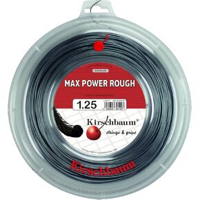 Kirschbaum Reel MAX Power Rough Tennis String, 1.30.mm/16-Gauge, Silver Grey in Kuwait