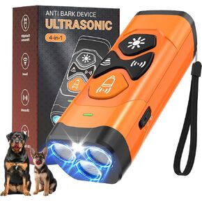 Dog Bark Deterrent Devices, 3X Ultrasonic Anti Barking Device for Dogs, 6 Modes 23 FT Range Stop Barks No More, Rechargeable Bark Control Tool Safe for Dog Training Behavior - Indoor & Outdoor in Saudi Arabia