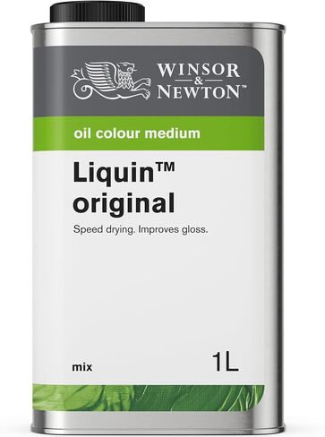 Winsor & Newton - زجاجة خمور سريعة التجفيف 1 لتر للاستخدام مع طلاء الزيت وراتنج الألكد in Saudi Arabia