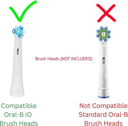Electric Toothbrush Head Holder for Oral-B iO Toothbrush Head Holder, Toothbrush Holder for Bathroom, Compatible Only with Oral B iO Series – toothbrush holder – [Choose 2 to 6 Heads] (2 Heads) in Saudi Arabia