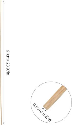 Vosarea 10pcs kite support sticks diy kite making for Kids Bamboo Weaving Craft for Children in Kuwait