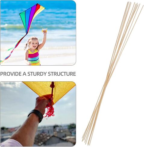 Vosarea 10pcs kite support sticks diy kite making for Kids Bamboo Weaving Craft for Children in Kuwait