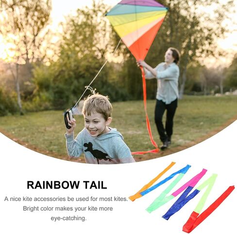 Totority ملونة Kite Tail 2pcs 10m قوس قزح اللافت in Kuwait