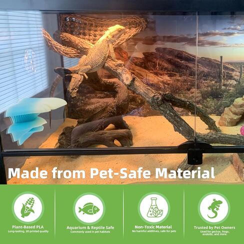 Westant Mushroom Decor for Reptile Tank, Forest, Trio in Kuwait