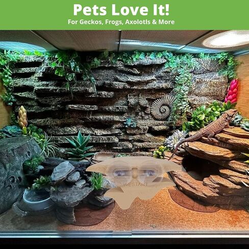 Westant Mushroom Decor for Reptile Tank, Forest, Trio in Kuwait