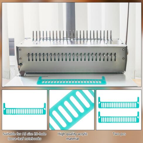 Webeedy 2 PCS Cinch Binding Wire Guide Acrylic Notebook Tool Diy Book Journal Diary Making Tool for Printing Professional Profession in Saudi Arabia