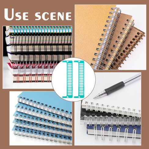 Webeedy 2 PCS Cinch Binding Wire Guide Acrylic Notebook Tool Diy Book Journal Diary Making Tool for Printing Professional Profession in Saudi Arabia