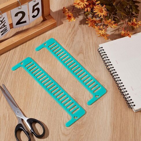 Webeedy 2 PCS Cinch Binding Wire Guide Acrylic Notebook Tool Diy Book Journal Diary Making Tool for Printing Professional Profession in Saudi Arabia