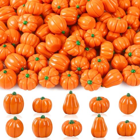 100 Pcs Fall Mini Resin Ducks Figurines Autumn Tiny Maple Leave Ducks Ornaments Home Decor Miniature Garden Ornaments Thanksgiving Table Settings Dollhouse Accessories in Saudi Arabia