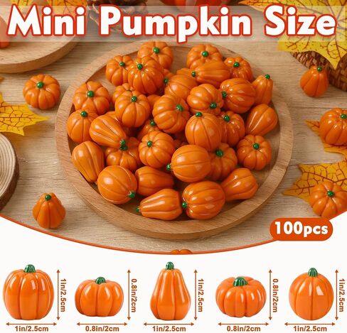 100 Pcs Fall Mini Resin Ducks Figurines Autumn Tiny Maple Leave Ducks Ornaments Home Decor Miniature Garden Ornaments Thanksgiving Table Settings Dollhouse Accessories in Saudi Arabia