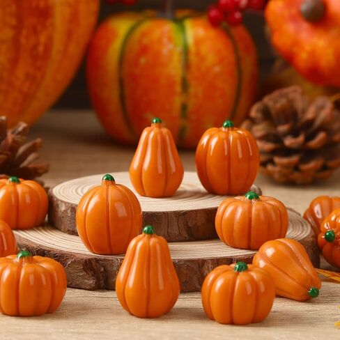 100 Pcs Fall Mini Resin Ducks Figurines Autumn Tiny Maple Leave Ducks Ornaments Home Decor Miniature Garden Ornaments Thanksgiving Table Settings Dollhouse Accessories in Saudi Arabia