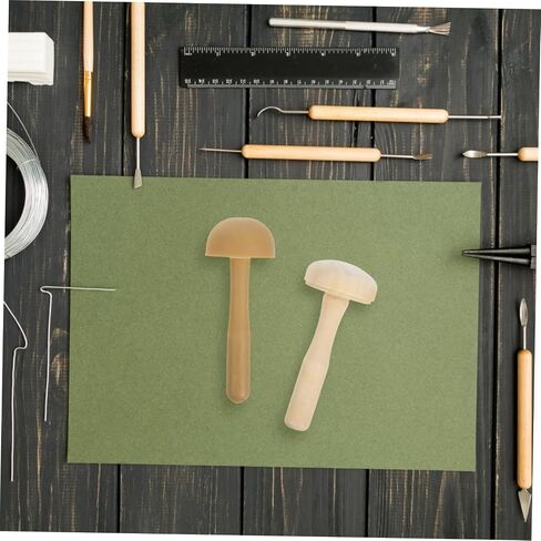 Veemoon 6pcs Mushroom Roller Ink Rubbing Tool for Printmaking Wood and Plastic Construction for Student Art Supplies and Creative Projects in Saudi Arabia