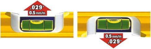 Stabila 29072 72 بوصة نوع 80A-2 3-Vial Contractors Level، أسود in Saudi Arabia