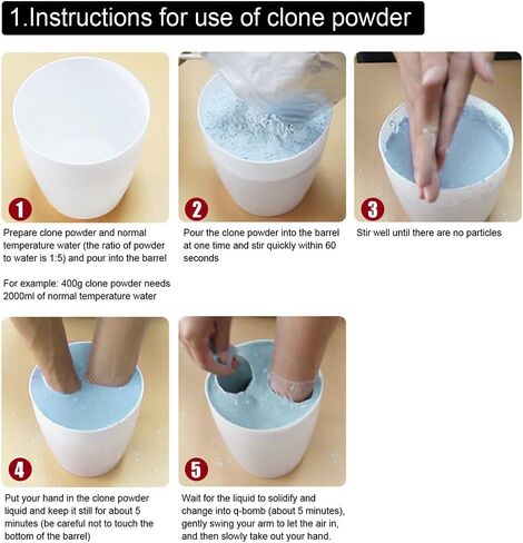 Hand Casting Kit,Sculpture Hand Molding Kit Anniversary Birthday Gifts for New Born in Kuwait