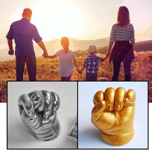 Hand Casting Kit,Sculpture Hand Molding Kit Anniversary Birthday Gifts for New Born in Kuwait