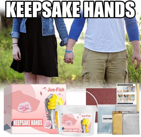 Hand Casting Kit,Sculpture Hand Molding Kit Anniversary Birthday Gifts for New Born in Kuwait