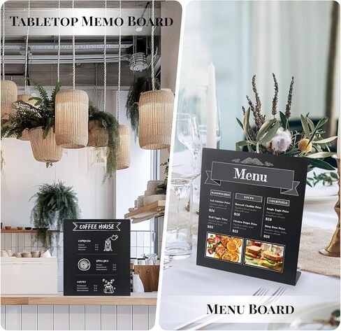 2 Pack Magnet Board ، لوحة مغناطيسية سوداء ، لوحة إعلانات مغناطيسية معدنية ، معروضة مغناطيس من المنزل ، المدرسة ، المطبخ ، المكتب in Kuwait