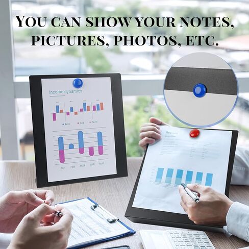 2 Pack Magnet Board ، لوحة مغناطيسية سوداء ، لوحة إعلانات مغناطيسية معدنية ، معروضة مغناطيس من المنزل ، المدرسة ، المطبخ ، المكتب in Kuwait