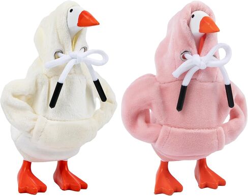 2 PCS Halloween Desk Goose Outfits 7 Inges ، Mini Desk Goose Clother Hoodie Ghodie Hoodie 7 Inch Porch Goose Costum in Kuwait