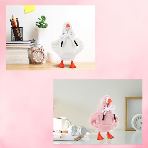 2 PCS Halloween Desk Goose Outfits 7 Inges ، Mini Desk Goose Clother Hoodie Ghodie Hoodie 7 Inch Porch Goose Costum in Kuwait