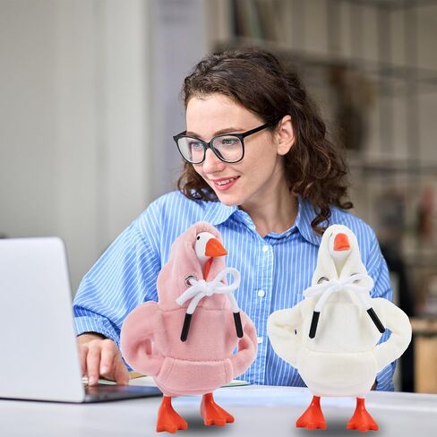 2 PCS Halloween Desk Goose Outfits 7 Inges ، Mini Desk Goose Clother Hoodie Ghodie Hoodie 7 Inch Porch Goose Costum in Kuwait