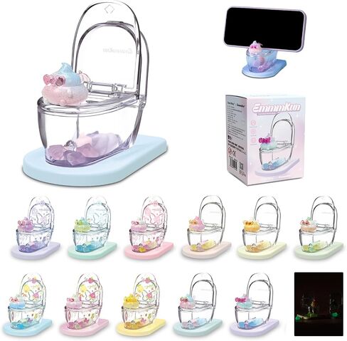 Cat Blind Box -Mini Tovelet Figures Phone Stand Series 1PC صناديق أعمى تصميم عشوائي أشكال CTAL CAT AGUER in Kuwait
