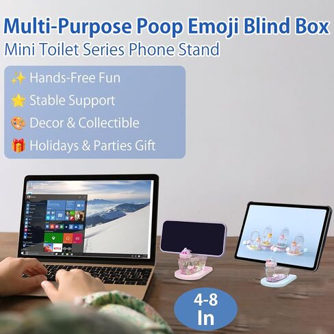 Cat Blind Box -Mini Tovelet Figures Phone Stand Series 1PC صناديق أعمى تصميم عشوائي أشكال CTAL CAT AGUER in Kuwait