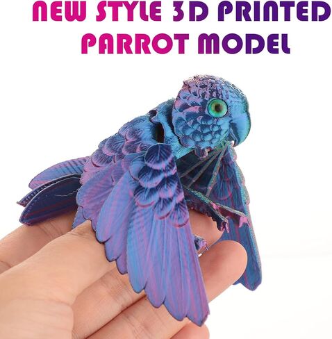 2 PCS 3D Printed Parrot ، 3D Printed Animals ، Didget Toy Desk ، للبالغين in Kuwait