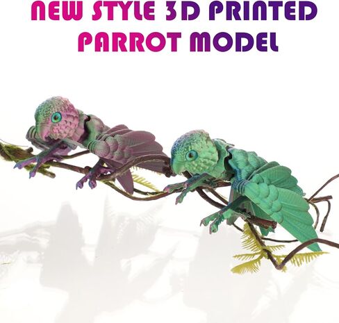 2 PCS 3D Printed Parrot ، 3D Printed Animals ، Didget Toy Desk ، للبالغين in Kuwait