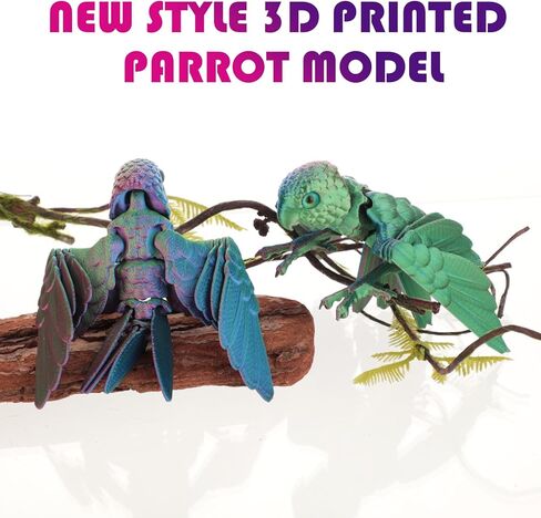 2 PCS 3D Printed Parrot ، 3D Printed Animals ، Didget Toy Desk ، للبالغين in Kuwait