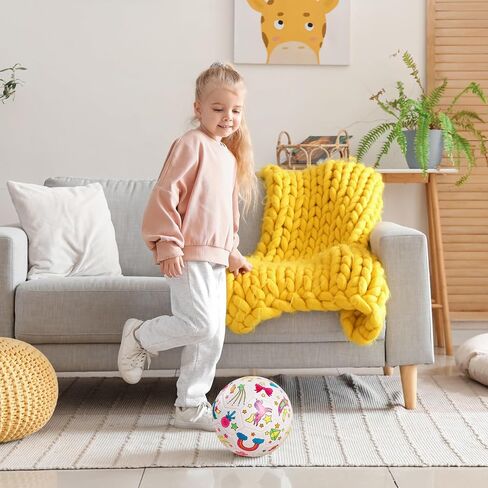 Zoojoy مخصص كرة كرة القدم بالألوان مع علامات قابلة للغسل ، حجم 3 يونيكورن مخصصة لكرة كرة القدم الخاصة بك مع المضخة ، DIY Paint Soccer Gifts لعبة كرة للأطفال الصغار الأولاد الفتيات في الهواء الطلق in Kuwait