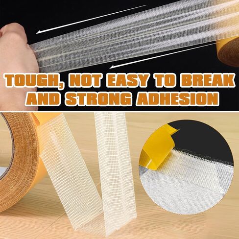 panthra 5PCS Super Sticky Double Sided Tape, High Adhesive Fabric Tape Heavy Duty, Suitable for Fashion Clothing Carpet Art in Saudi Arabia