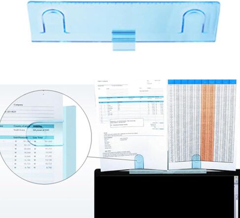 Document Holder Clip for Typing Reading Document Note Organiser Document Paper Holder for Laptops in Saudi Arabia