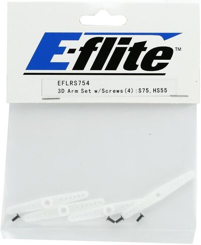 E-flite 3D Arm Set with Screws4S75 HS-55 EFLRS754 Replacement Radio Parts in Saudi Arabia