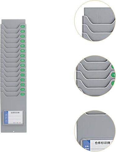 حامل بطاقة الوقت ، مسجل كشوف المرتبات ، يسهل تعليقه لحضور الوقت ، حامل بطاقة الوقت ، مع 30 فتحات الجيب in Kuwait