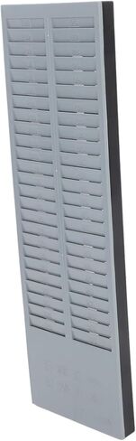 Gatuida Wall-mount Cards Holder Rack with Slots Plastic Organizer for Office Warehouse Retractable Card Rack for Attendance and Classification Labels Easy Wall Installation in Saudi Arabia