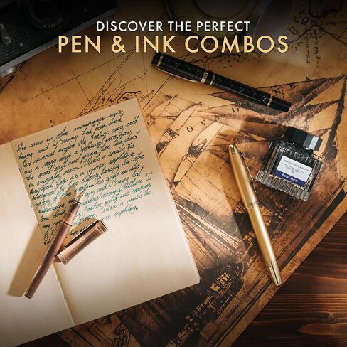 Wordsworth and Black Fountain Pen Ink Bottle (50 ml) Premium Luxury Edition, [Poppy Corn Red] Fountain Pens Bottled Ink; Classic Designed Bottle Smooth Flow 50 ml in Kuwait