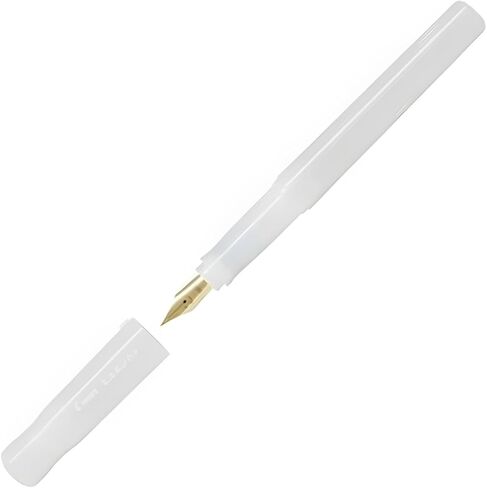 Pilot Kakuno Fountain Pen Madoromi Color Series ، Gold (Smiley Face) Fine Nib ، مثالي للمبتدئين والتعبير الإبداعي ، العاج ، PFKA-1MDIF in Saudi Arabia