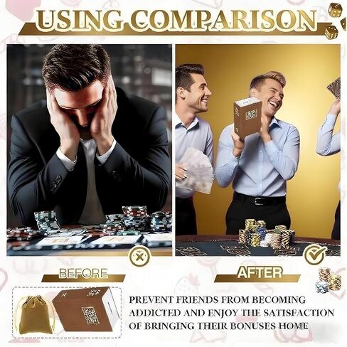 كتاب آمن مع القفل الرئيسي للمقام ، وينرز بنك Portable Safe Casino Money Size Size Box مع مفتاحين وحقيبة التخزين (اللون الأحمر) in Saudi Arabia