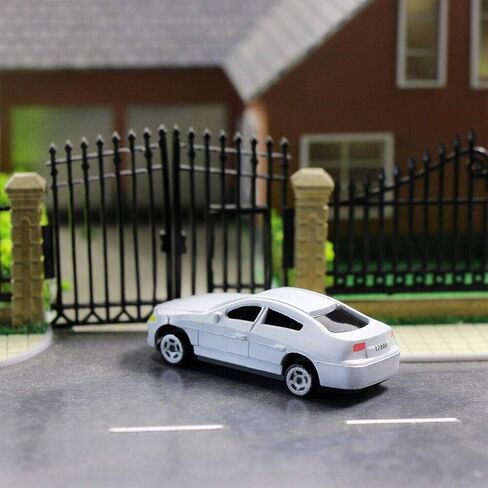 MISPPRO HO SCALE MODEL MINI CAR 1:87 ، 50pcs ألوان متنوعة ، بلاستيك ، مناسب لمقياس HO/TT ، عشاق القطار والطراز in Kuwait