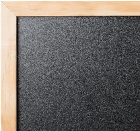 Mastervision Black Chalk Board ، 12 "× 18" ، إطار خشب الصنوبر ، طقم تركيب الحائط ، رائع مع علامات الطباشير والطباشير السائل in Saudi Arabia