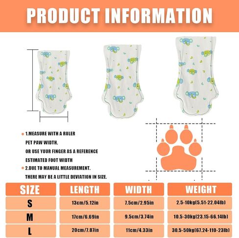 Disposable Dog Booties,20PCS Disposable Dog Socks to Stop Licking with Adjustable Self Adhesive Bandage,Pet Shoes Foot Covers Paw Protectors for Dogs Cats Indoor & Outdoor Walking (Blue Green, S) in Kuwait