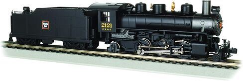 قطارات Bachmann - Prairie 2-6-2 W/Smoke & Tender - CB & Q #2121 - HO Scale in Saudi Arabia