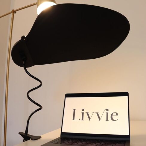 Cubicle Shade Laptop Sun Shade - Desk Shade for Cubicle to Block Light - Portable Cubicle Light Shield Blocks Overhead Light & Sun Glare for Working Outside in Saudi Arabia