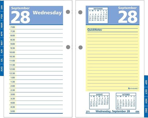 AT-A-GLANCE E51750 QuickNotes Calendar Calendar Rechill ، 3 1/2 × 6 ، 2016 in Saudi Arabia
