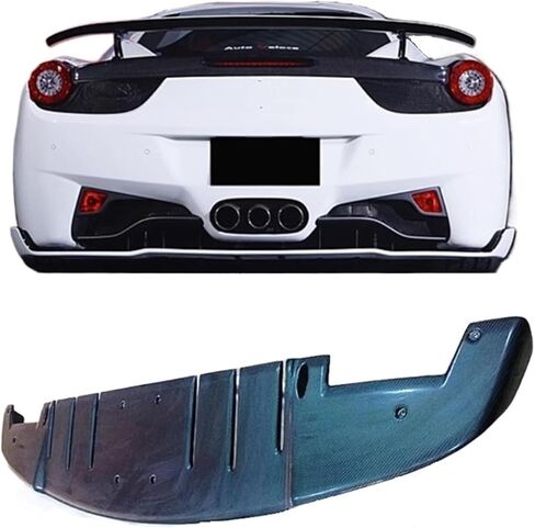 المفسد المفسد الخلفي المفسد متوافق مع Ferrari 458 2011 2012 2013 2014 FRP/Carbon Carbons Pumper Trunk Lip Doffuser Cover (Army Green) in Saudi Arabia