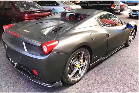 المفسد المفسد الخلفي المفسد متوافق مع Ferrari 458 2011 2012 2013 2014 FRP/Carbon Carbons Pumper Trunk Lip Doffuser Cover (Army Green) in Saudi Arabia