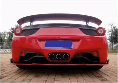 المفسد المفسد الخلفي المفسد متوافق مع Ferrari 458 2011 2012 2013 2014 FRP/Carbon Carbons Pumper Trunk Lip Doffuser Cover (Army Green) in Saudi Arabia
